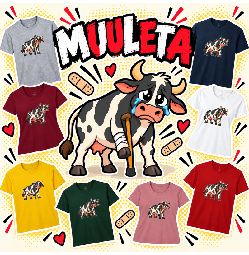 Camiseta Muuleta em Algodão - Imagem 2