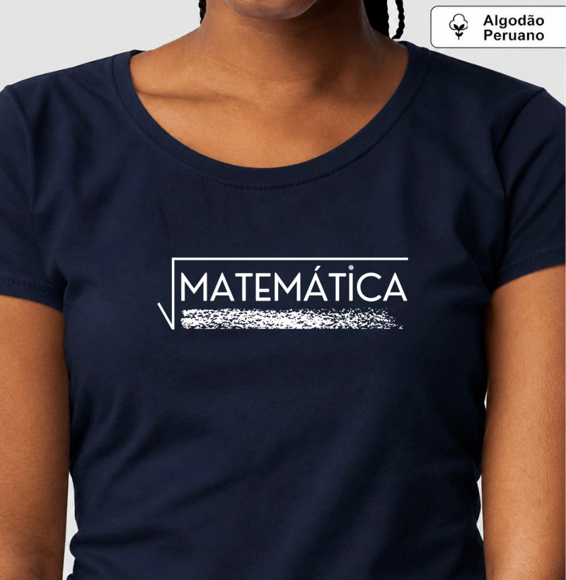Camiseta Algodão Peruano Matemática II - Imagem 3