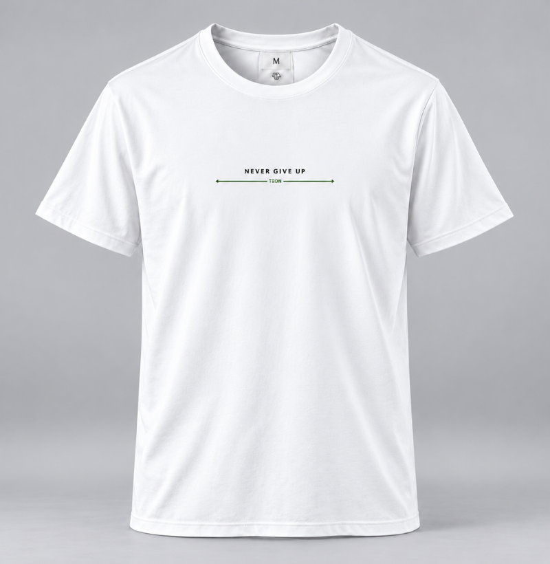 Camiseta TEON Atemporal - Never Give Up - Imagem 4