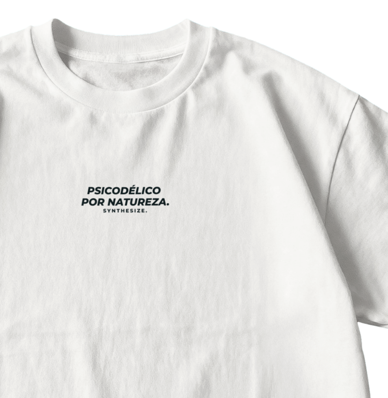 PSICODÉLICO POR NATUREZA — Camiseta Oversized - Imagem 3