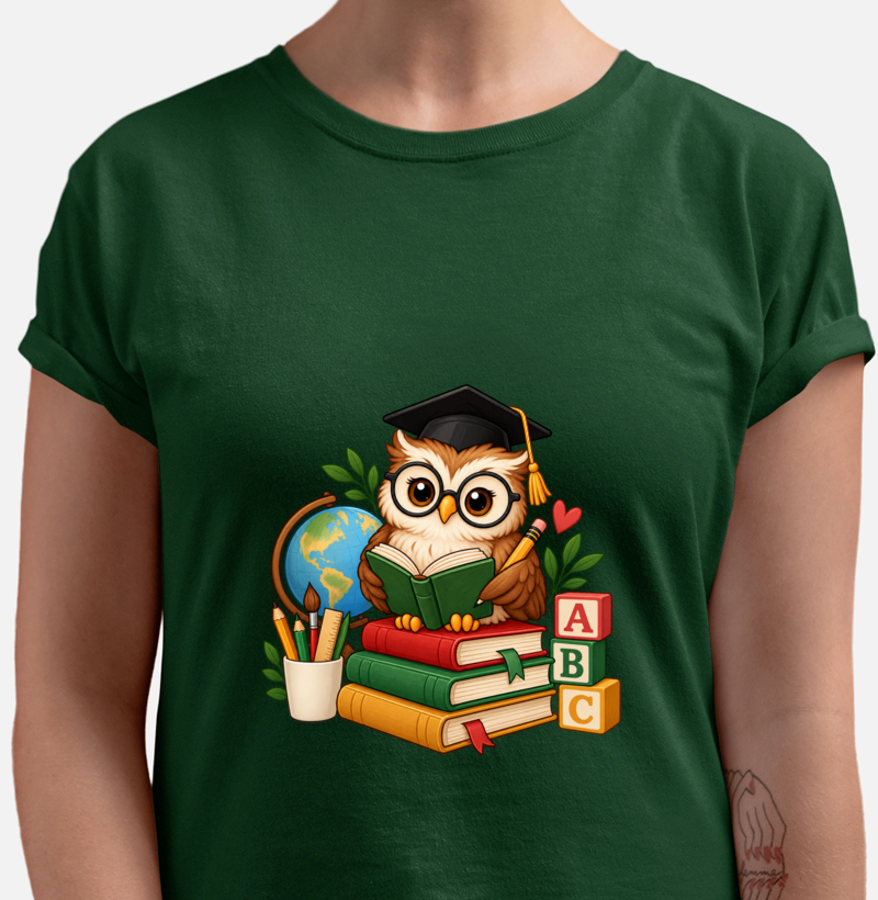 Camiseta Coruja do Conhecimento - Imagem 4