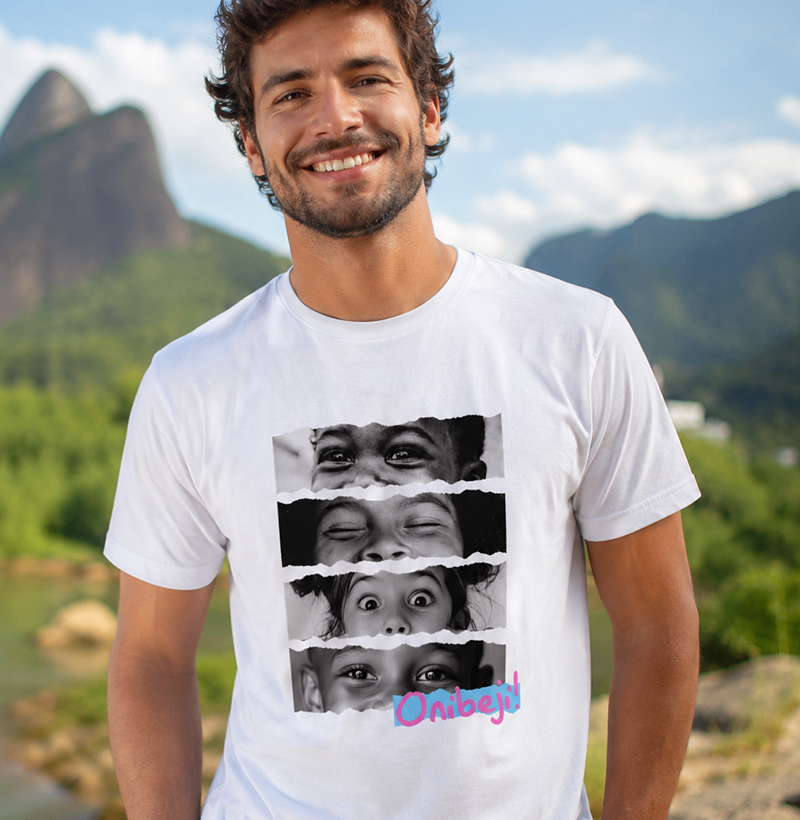 Camiseta - Olhares de Crianças - Imagem 2