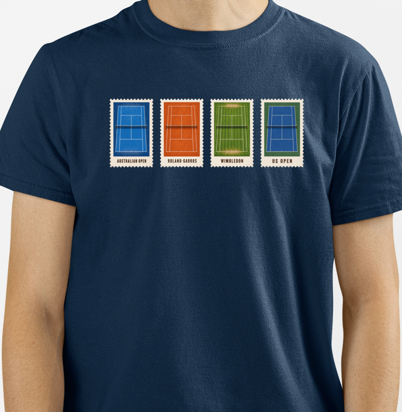 Camiseta Grand Slams (masculino) - Imagem 3