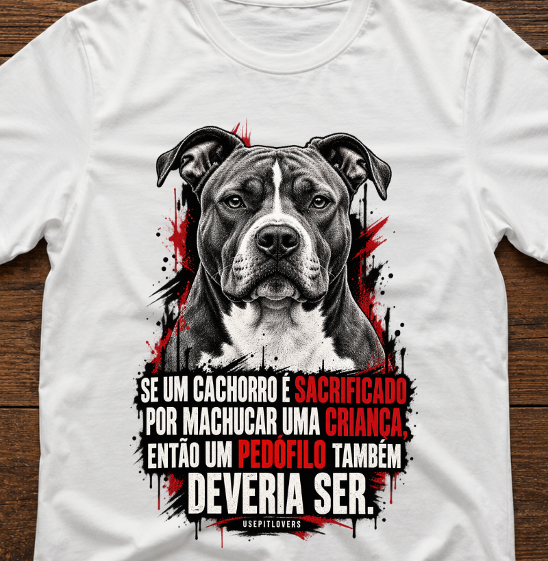 SE UM CACHORRO É SACRIFICADO POR MACHUCAR UMA CRIANÇA, ENTÃO UM PEDÓFILO TAMBÉM DEVERIA SER. - Imagem 2