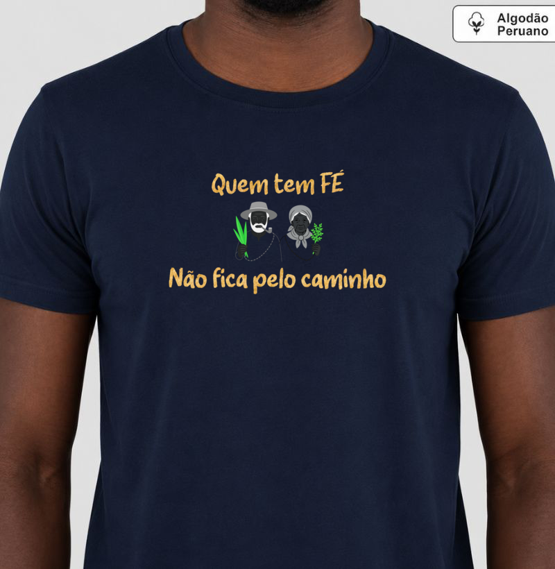 Quem tem Fé (algodão peruano) - Imagem 3