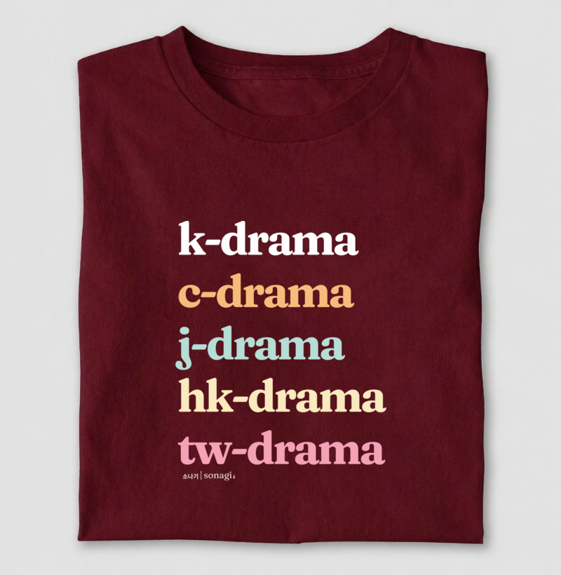 Camiseta k-drama | c-drama | j-drama | tw-drama | hk-drama - Imagem 3