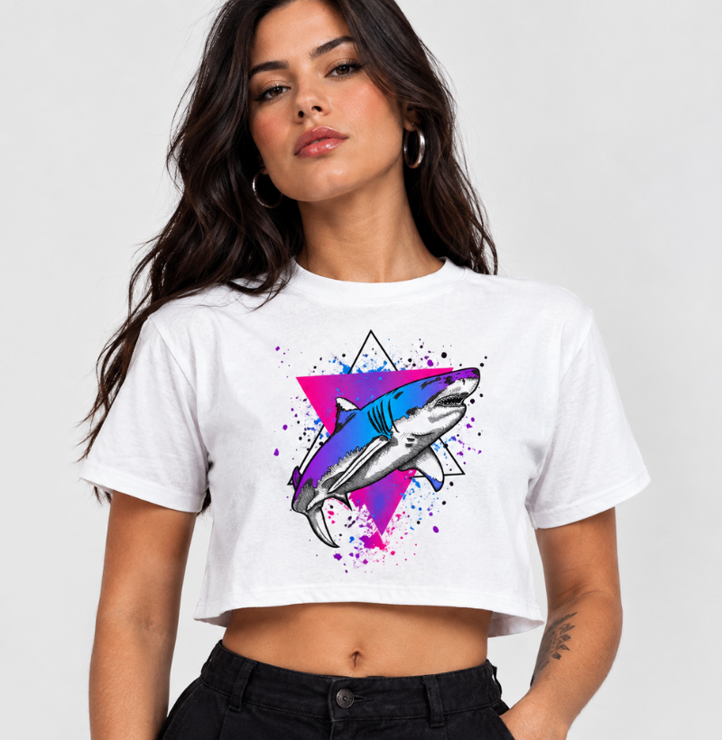 Neon White Shark - Imagem 2