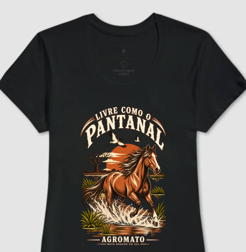 Camiseta Livre como o Pantanal - Imagem 2