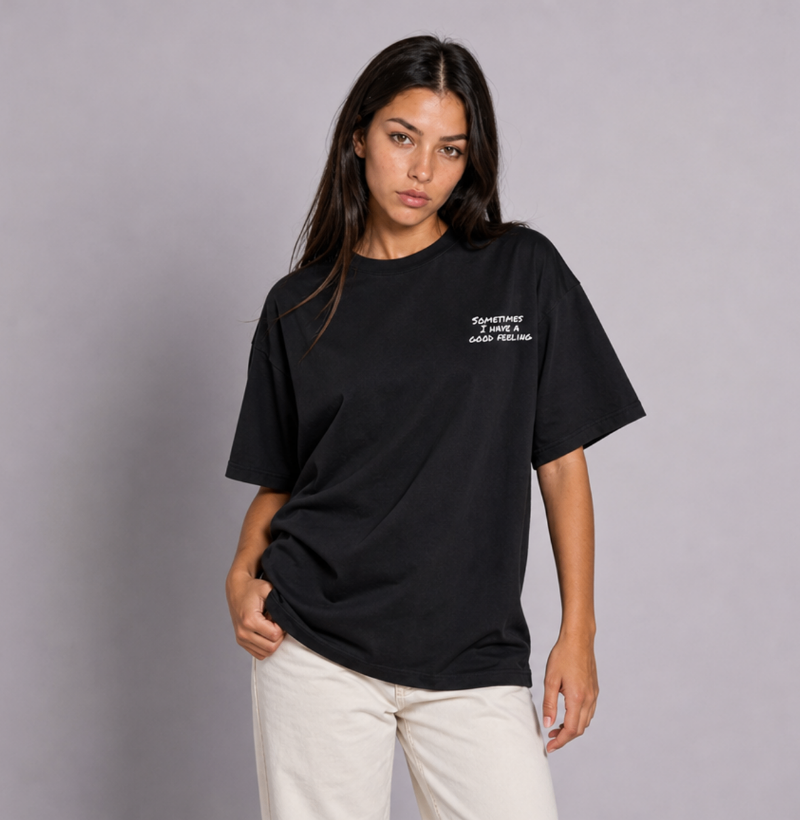 SOMETIMES... — Camiseta Oversized - Imagem 4