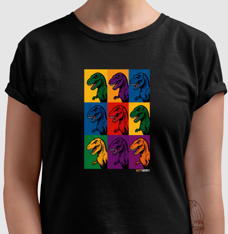 Camiseta Dino Pop T-Rex - Imagem 3