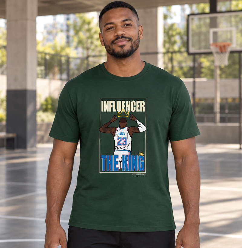Camiseta LeBron James — The King 23 | Influencers Ballers - Imagem 2