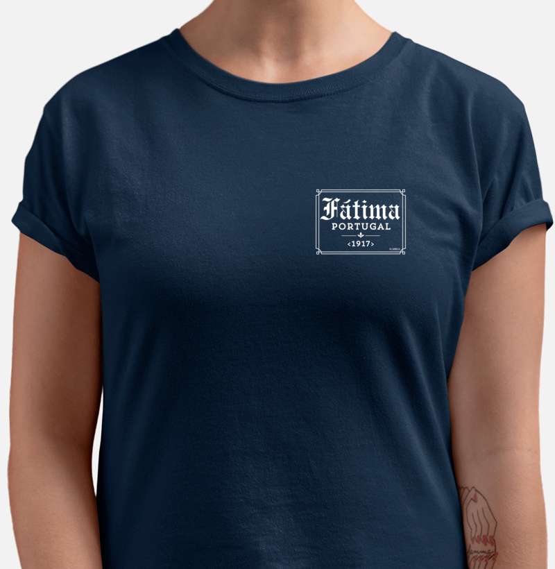 Camiseta Nossa Senhora de Fátima (moldura) - Imagem 3