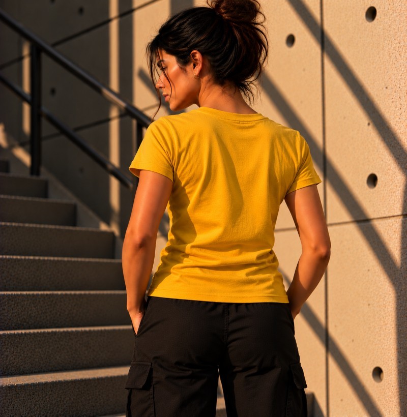 TRM Timeless Tee Feminina Yellow - Imagem 2