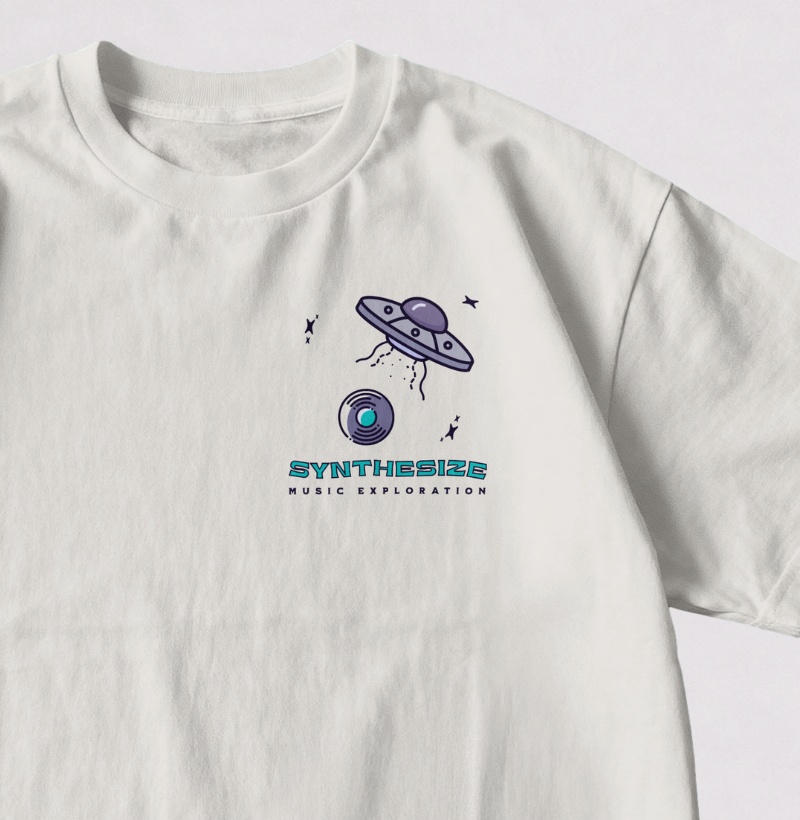 MUSIC EXPLORATION — Camiseta Oversized - Imagem 2