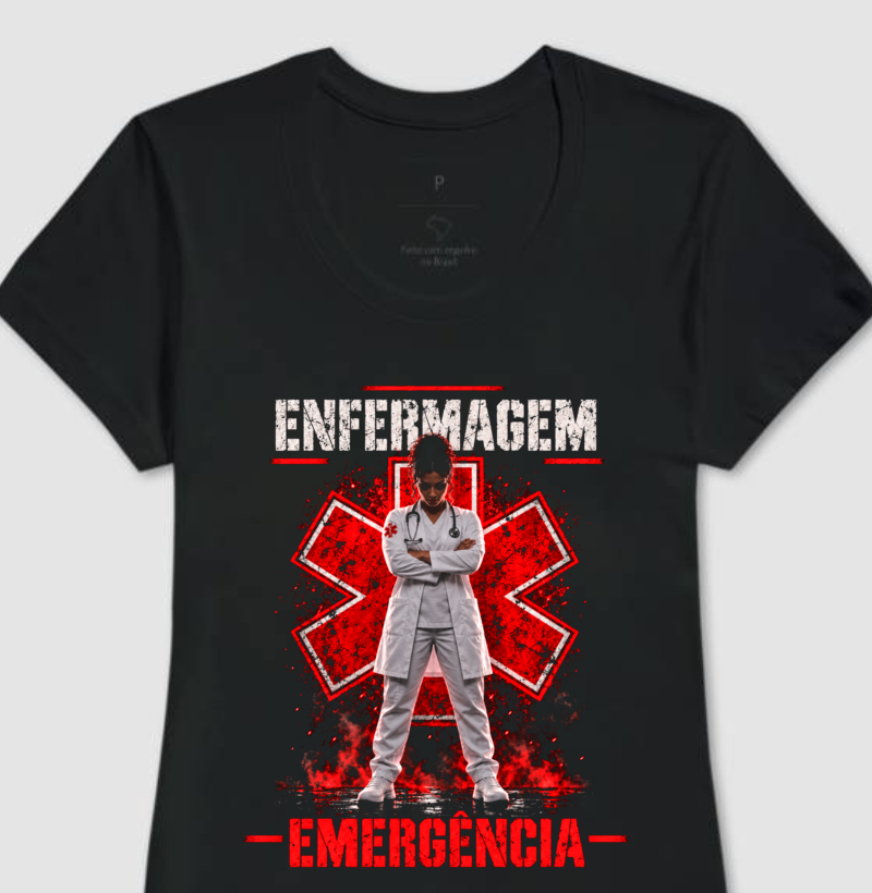 Enfermagem em Emergência - Mulher Morena - Imagem 2