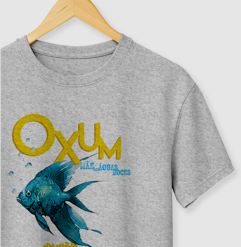 camiseta OXUM mãe das águas doces masculina - Imagem 2