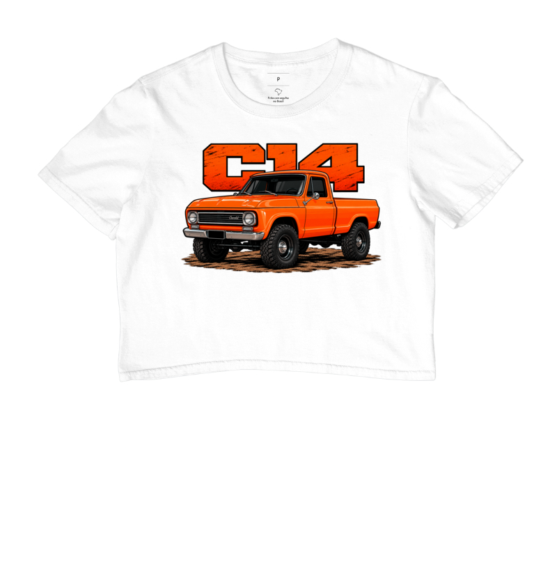 Camiseta cropped feminina C14 - Imagem 4