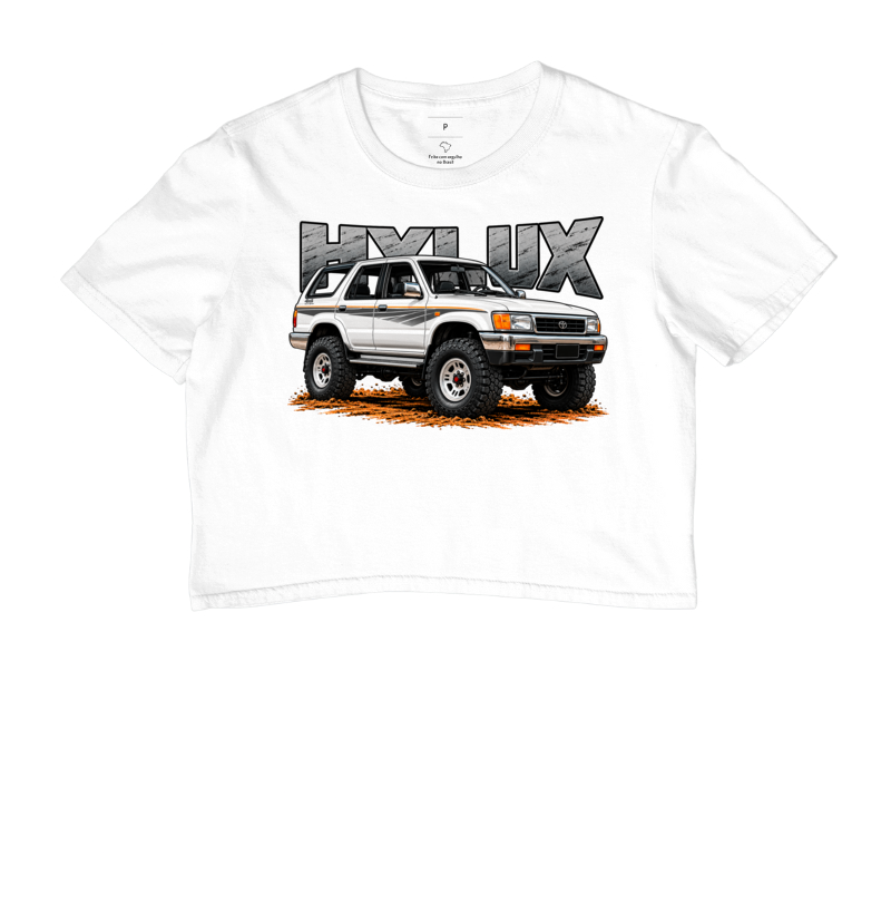 Camiseta cropped feminina Hylux - Imagem 4