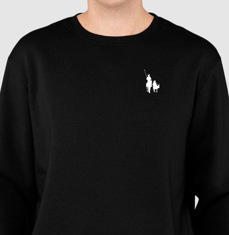 Moletom Dom Quixote e Sancho - minimalista - Imagem 2