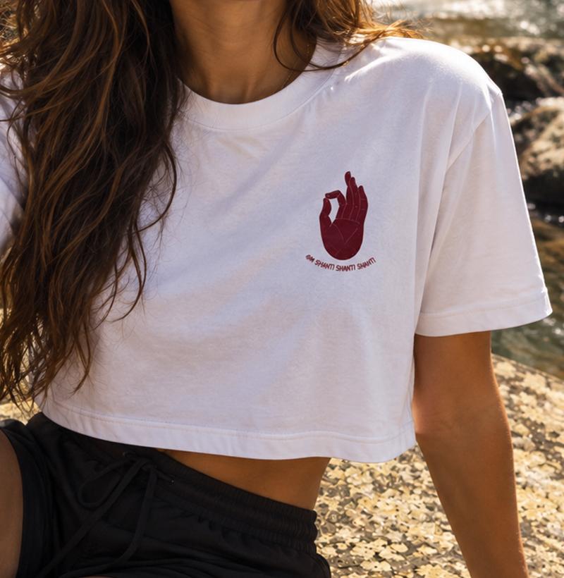 Cropped - OM Shanti Shanti Shanti - Imagem 2