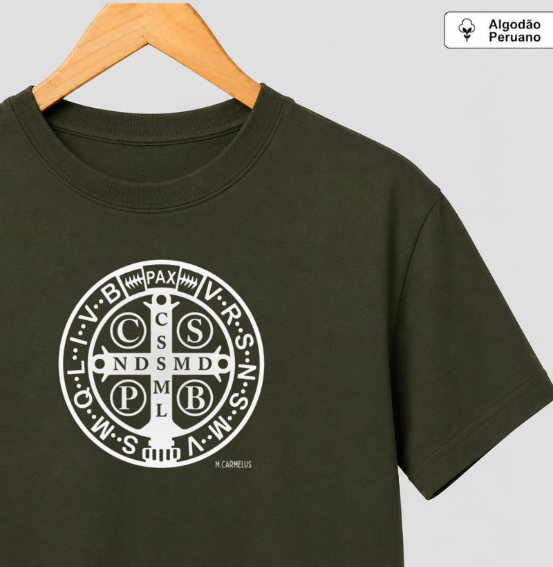 Camiseta Medalha de São Bento - Imagem 3