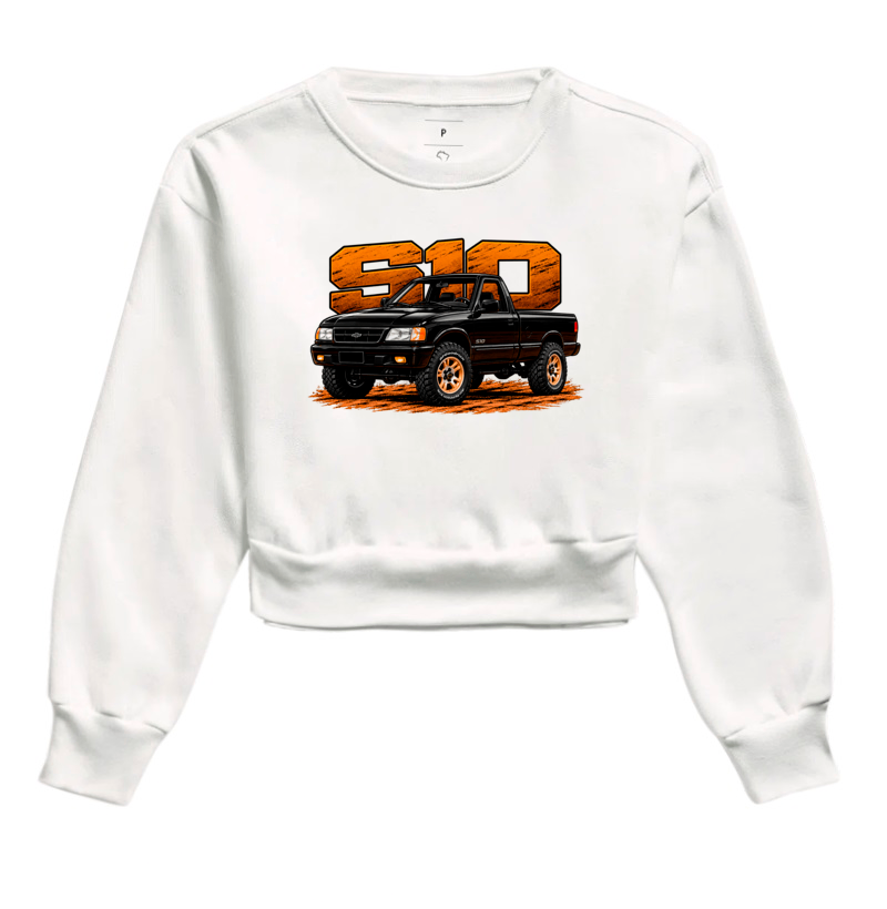 Moletom cropped feminino S10 - Imagem 4