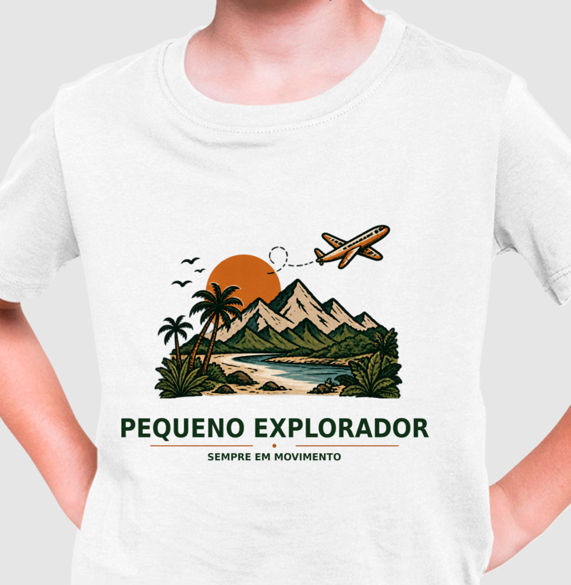 Camiseta Infantil | Pequeno Explorador - Imagem 2