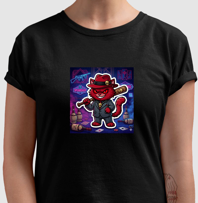 Camiseta Gato Mobster - Imagem 3