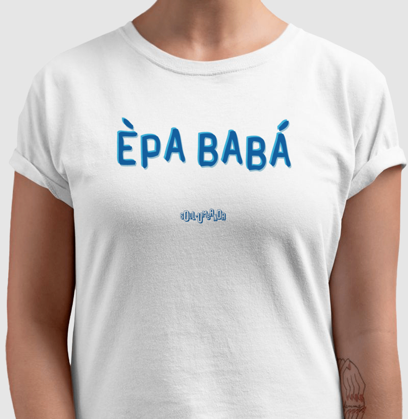 camiseta OXALÁ saudação masculina - Imagem 3