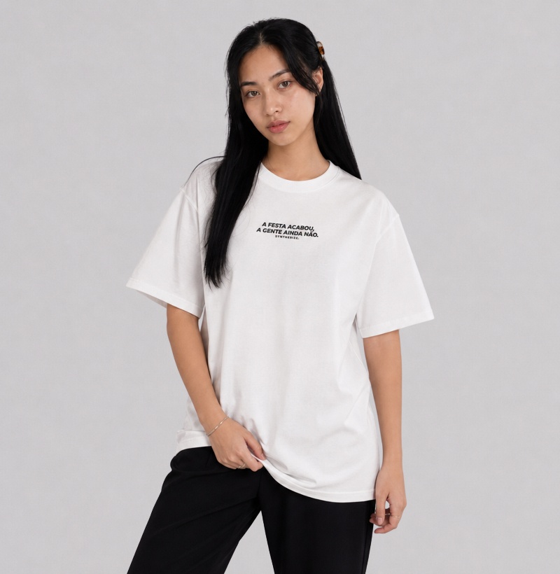 A FESTA ACABOU — Camiseta Oversized - Imagem 2