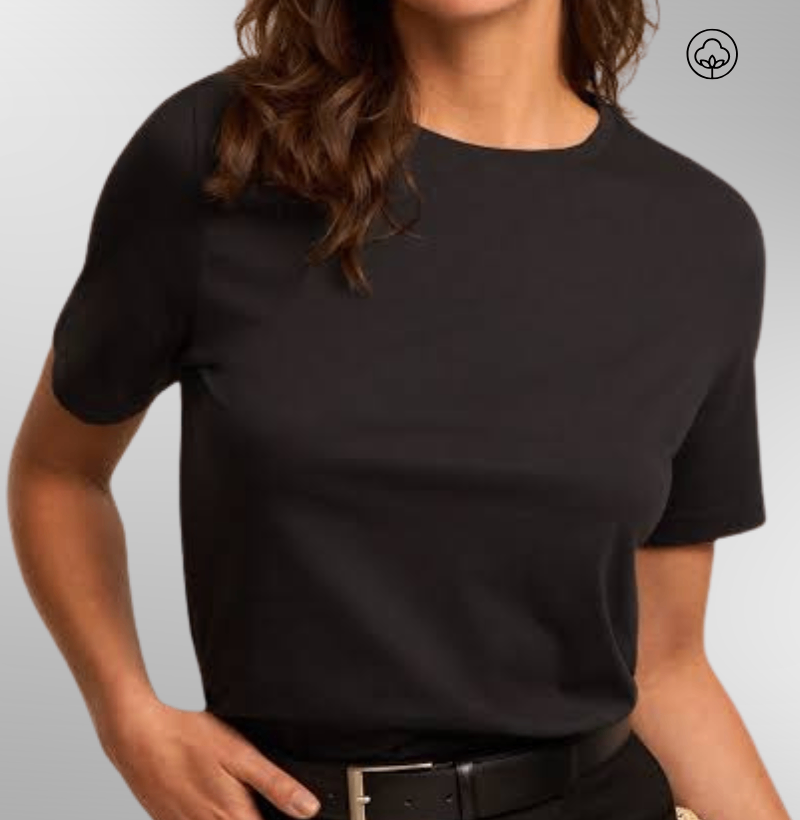 Camiseta Algodão peruano lisa unissex  - Imagem 3