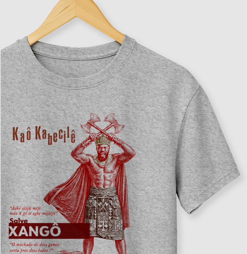 camiseta XANGÔ iorubá masculina - Imagem 2