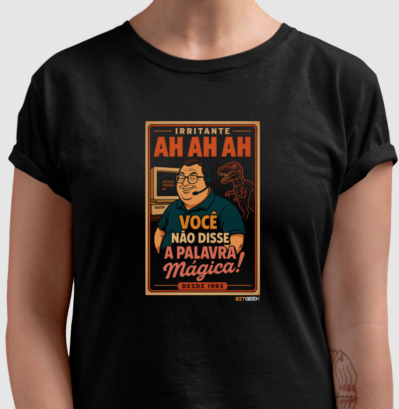 Camiseta Palavra Mágica Irritante - Imagem 3