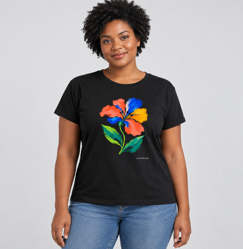 Camiseta Flor Gestual  - Imagem 4
