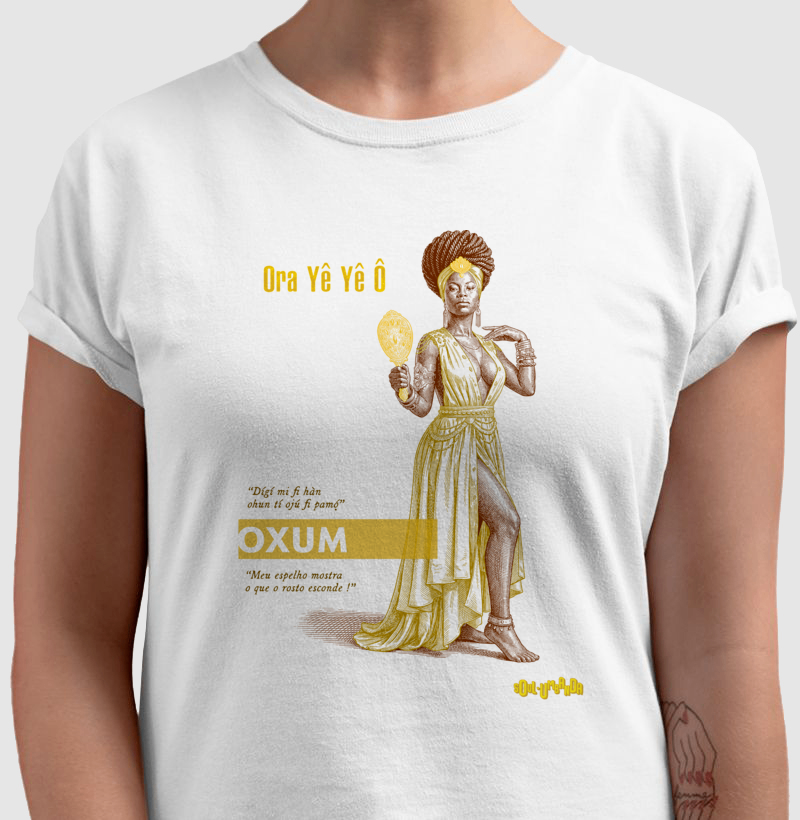 camiseta OXUM iorubá masculina - Imagem 3
