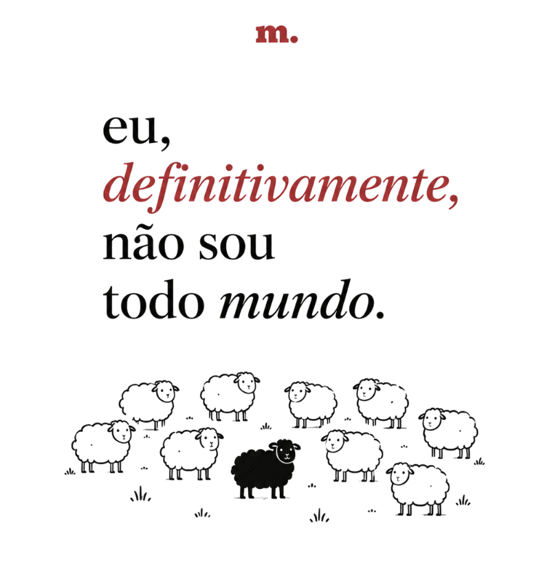 Eu, definitivamente, não sou todo mundo. A ovelha. - Imagem 2