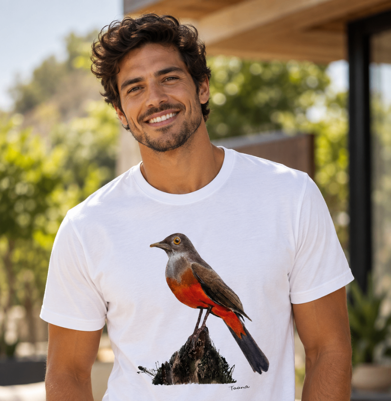 Camiseta Sabiá-Laranjeira – Aves do Brasil - Imagem 2