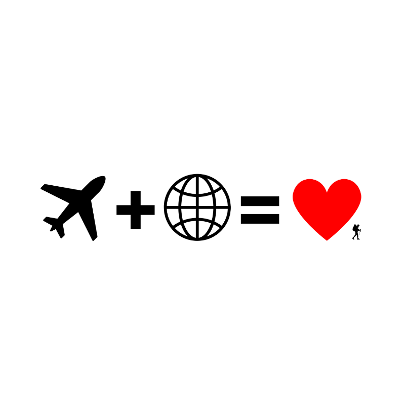 Camiseta Aviao Mais Mundo Igual Amor | Equacao Viagem Minimalista | Colecao Viciados em Viagem - Imagem 2