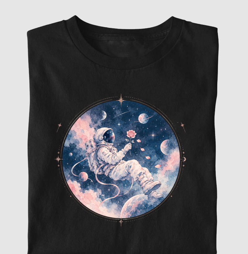 A Rose Among the Stars | Camiseta K-Pop em Aquarela - Imagem 4