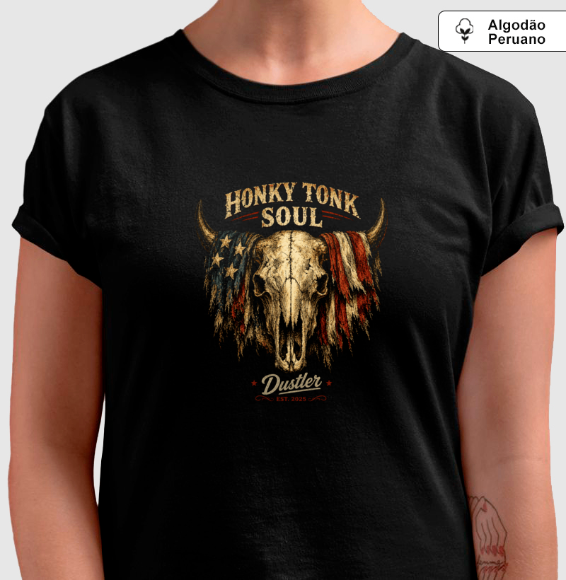 Baby Look Country Honky Tonk Sou - Imagem 2