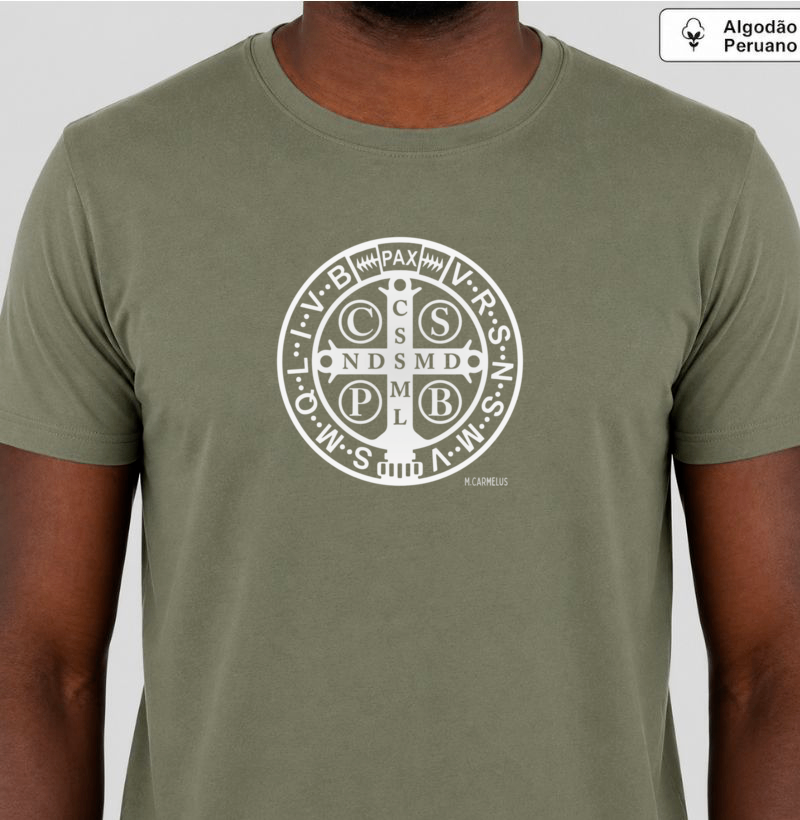 Camiseta Medalha de São Bento - Imagem 2