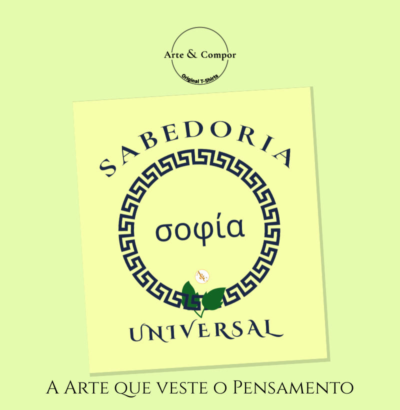 Camiseta "Sabedoria Universal" — Coleção Legado Filosófico - Imagem 4