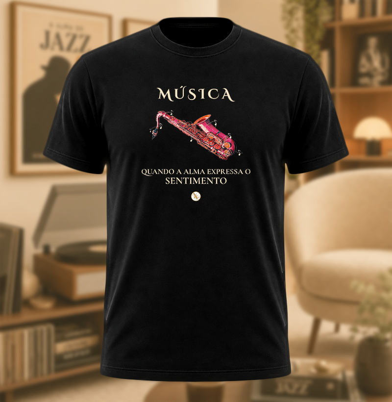 Camiseta Música, o Sentimento da Alma | Arte para Vestir - Imagem 2