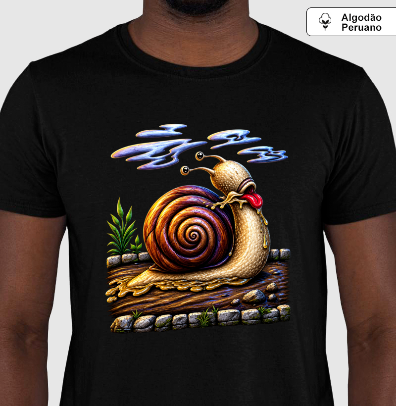 Camiseta Caracol — Algodão Peruano - Imagem 2