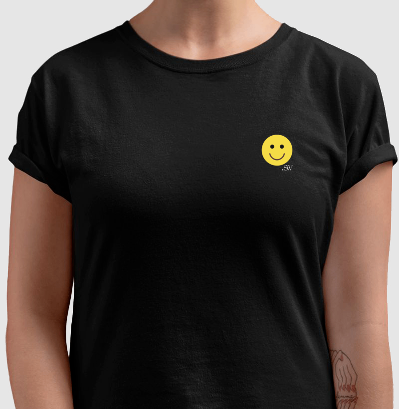T-shirt | Feliz Contigo - SW 04 | Estilo Autoral e Conforto Premium Shutter Wear - Imagem 4
