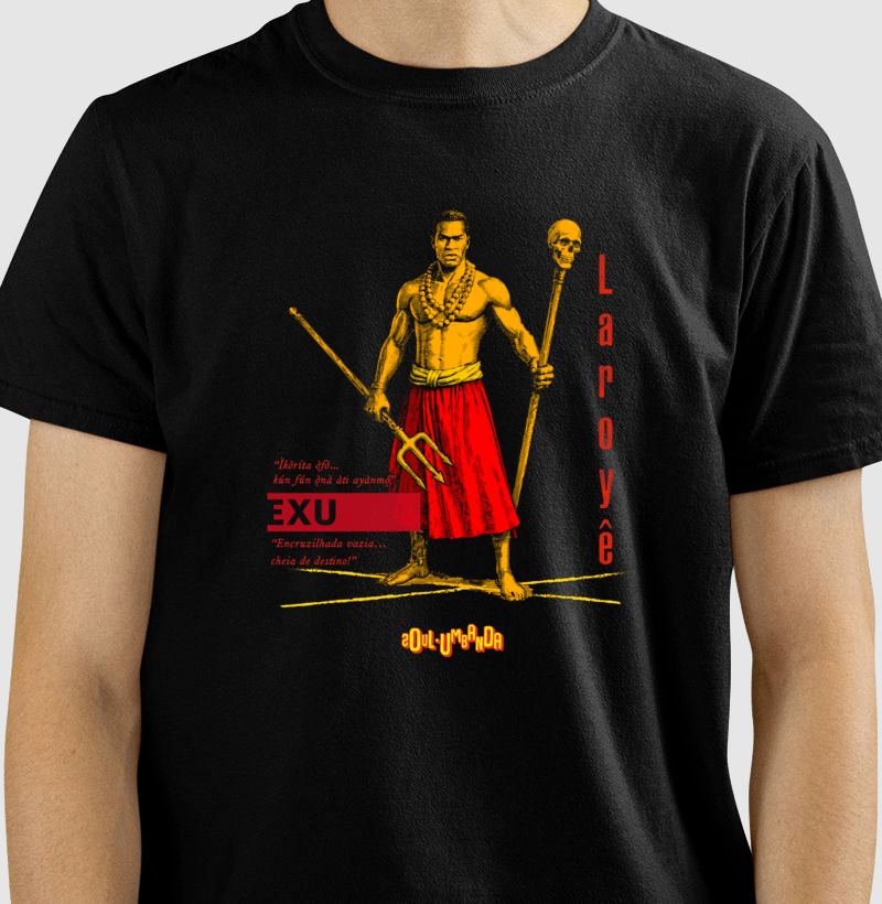 camiseta EXU iorubá masculina - Imagem 4