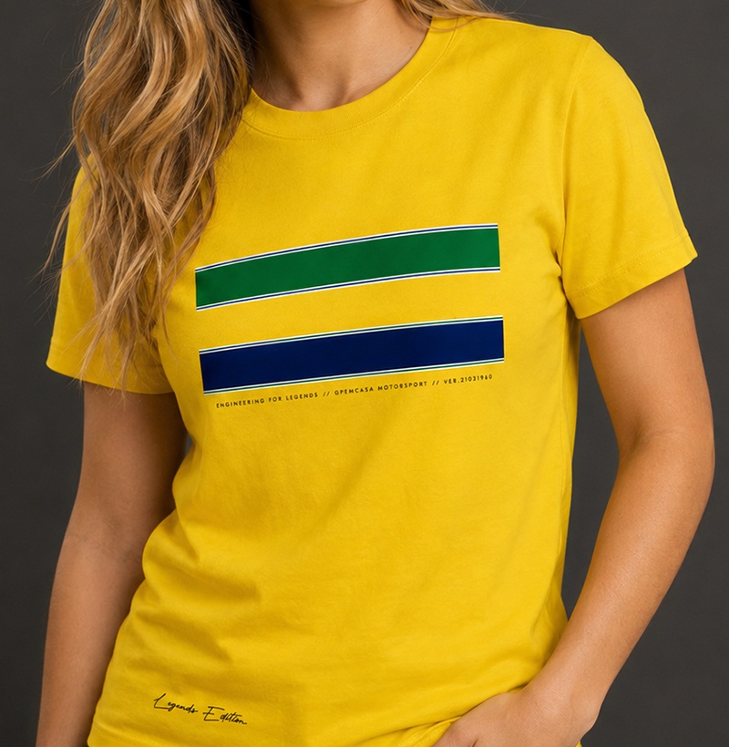 Baby Look "O Chefe" - LEGENDS EDITION inspirada em Ayrton Senna - Imagem 2