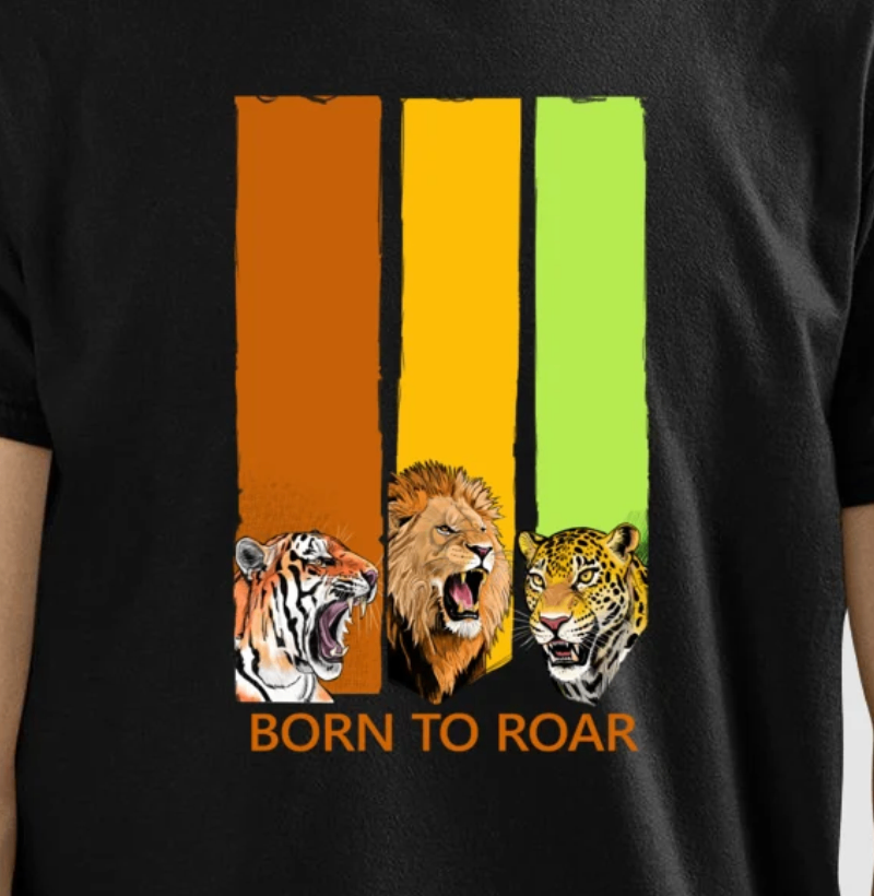 Camiseta Born to Roar (Nascido para Rugir) - Imagem 2