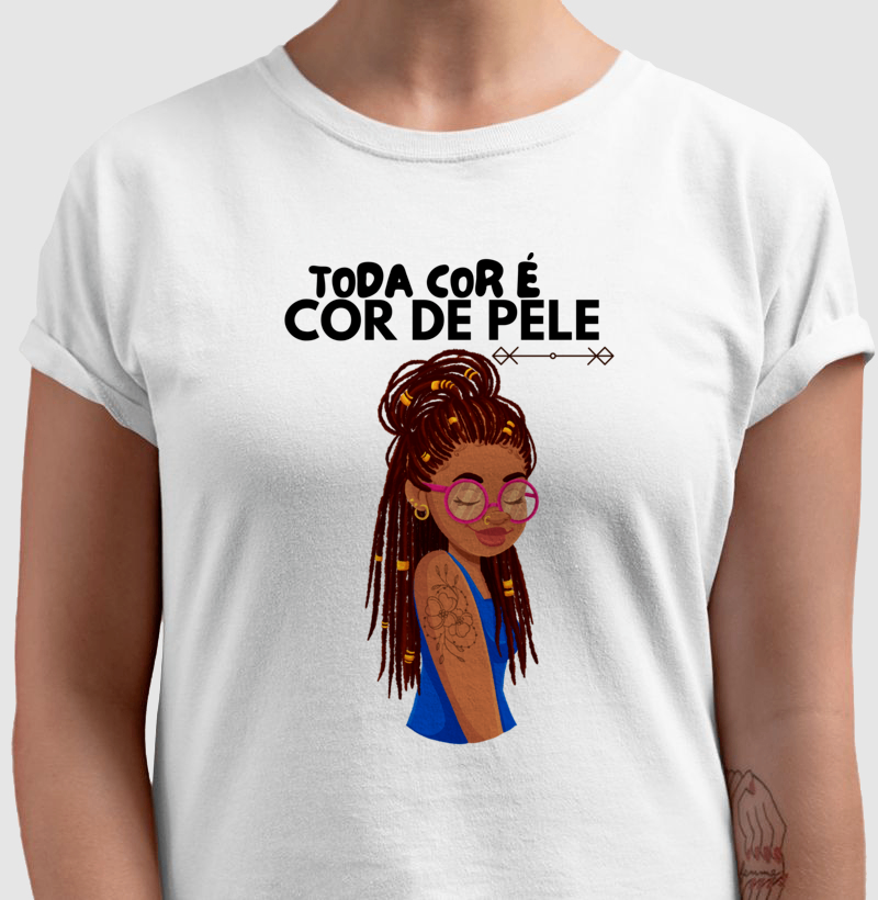 Camiseta Toda Cor é Cor de Pele - Imagem 2