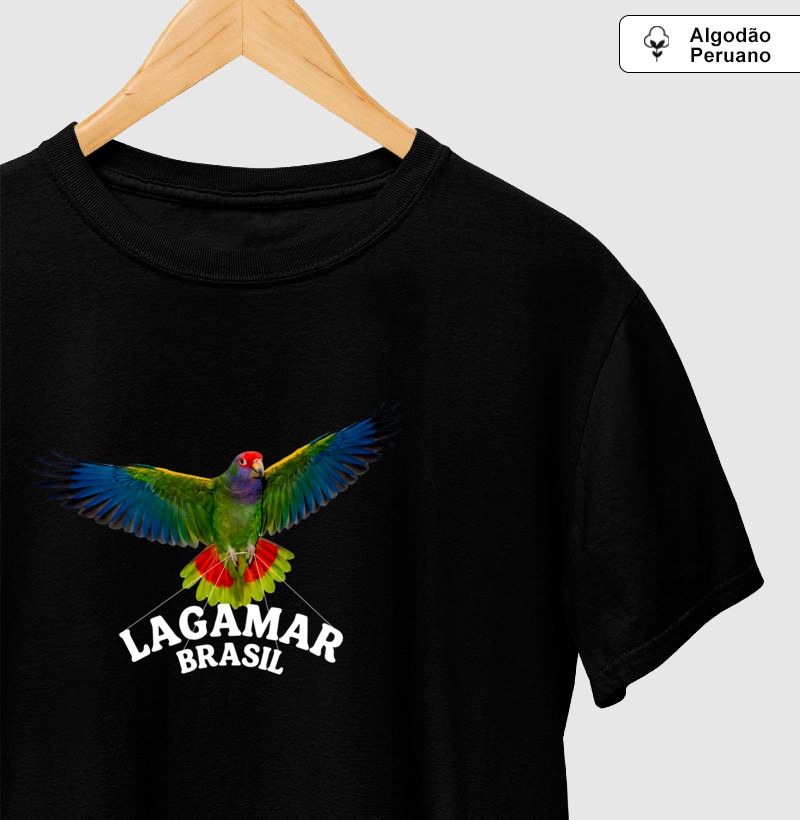 Camiseta Papagaio Lagamar em algodão peruano - Imagem 2
